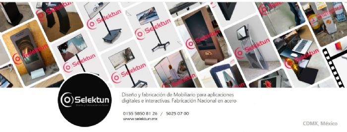 Diseño y Fabricación de Mobiliario Metálico para aplicaciones Digitales e Interactivas